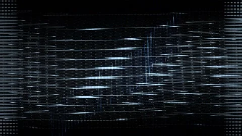 Seamless looping motion background 4k features dynamic futuristic structures and Stock Footage 160604440