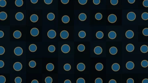 Seamless looping motion background with circular patterns Stock Footage 340653437