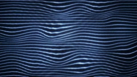 Seamless looping motion background features glowing grid structures Stock Footage 160598465