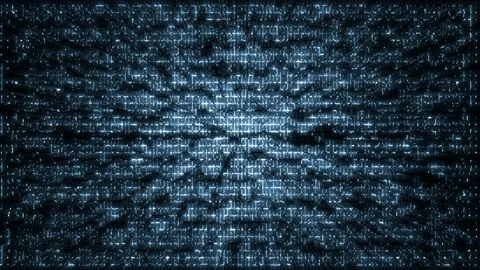 Seamless looping motion background features glowing grid structures Stock Footage 160598583