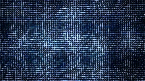 Seamless looping motion background features glowing grid structures Stock Footage 160598729