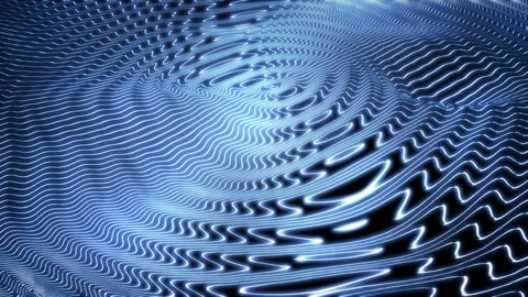 Seamless looping motion background features glowing grid structures Stock Footage 160604000
