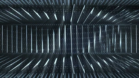 Seamless looping motion background features dynamic futuristic structures and Stock Footage 160604285