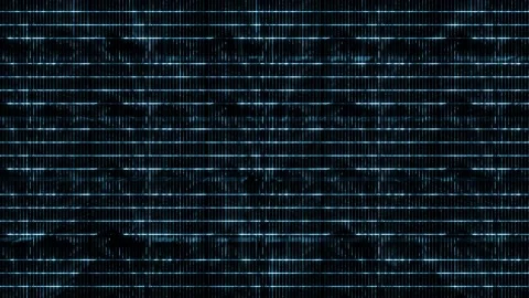 Seamless looping motion background features glowing grid structures Stock Footage 160605637