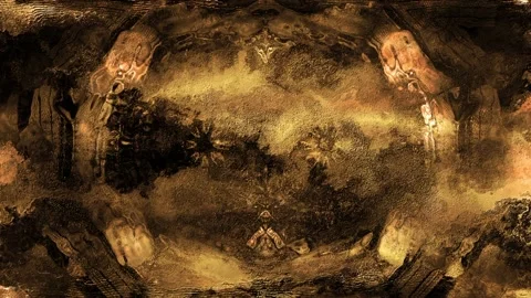 Seamless looping motion background features a magical fantasy styled texture Stock-Footage 160657573