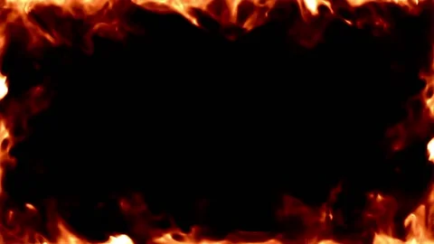 Seamless looping motion background features a frame of burning flames Stock Footage 160661577