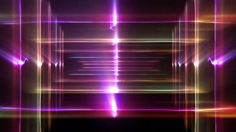 Seamless looping motion background features glowing and colorful lines that are Stock Footage 160662840