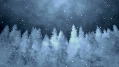 Seamless looping motion background shows a abstract winter tree background and Stock Footage 160598912