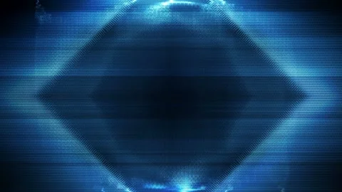 Seamless looping motion background shows a blue colored texture and lights Stock Footage 160598942