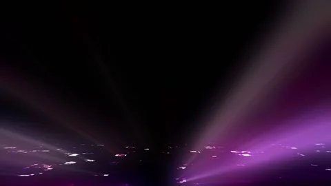 Seamless looping motion background shows a abstract stage floor with flickering Stock Footage 160599055