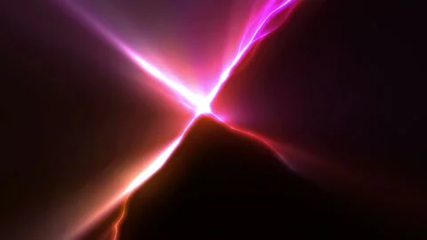 Seamless looping motion background shows a colorful and flickering cross that Stock Footage 160599078