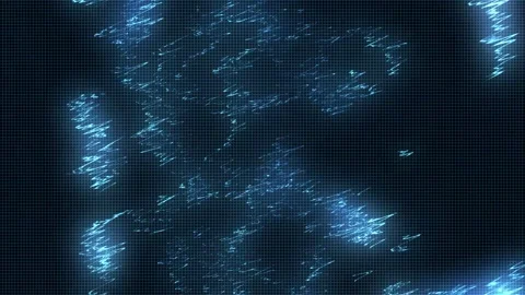 Seamless looping motion background shows a blue colored futuristic background Stock Footage 160599298