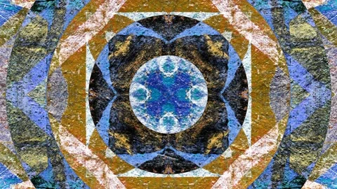 Seamless looping motion background shows a fantasy grunge art background Stock Footage 160600141