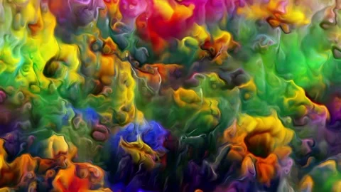 Seamless looping motion background shows a abstract flower art background Stock Footage 160605316