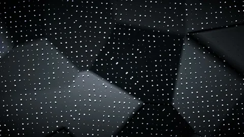 Seamless looping motion background shows a abstract dark background pattern and Stock-Footage 160608682