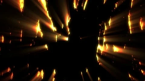 Seamless looping motion background shows glowing golden light shining through 動画素材 160608748