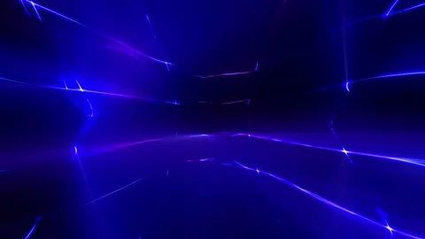 Seamless looping motion background shows a distorted grid design with colorful Stock Footage 160657141