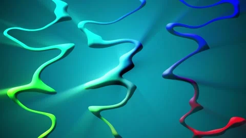 Seamless looping motion background shows abstract and colorful liquid structures Stock Footage 160657874