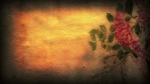 Seamless looping motion background shows a warm colored wall texture and pink Stock Footage 160658074