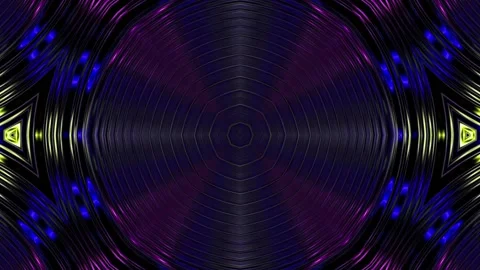 Seamless looping motion background shows a colorful futuristic design Stock Footage 160659306