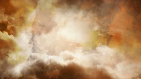 Seamless looping motion background shows abstract fantasy clouds Stock Footage 160659918
