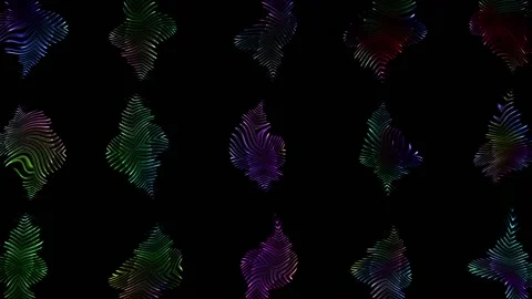 Seamless looping motion background shows a colorful dark background Stock-Footage 160660145