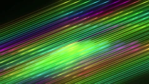 Seamless looping motion background shows colorful and glowing lines Stock Footage 160660345