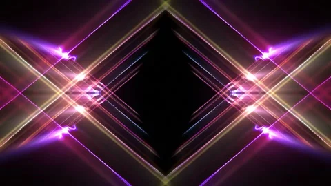 Seamless looping motion background shows a colorful flickering lights design Stock Footage 160660674