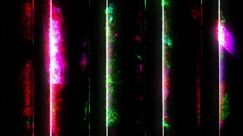 Seamless looping motion background shows a colorful grunge texture and glowing 動画素材 160660761