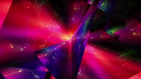 Seamless looping motion background shows a colorful design Stock Footage 160661760