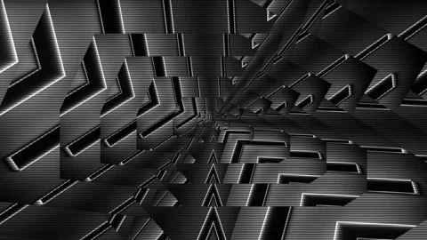 Seamless looping motion background shows a dark futuristic design Stock Footage 160662242
