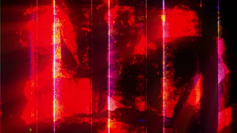 Seamless looping motion background shows a red grungy background texture Stock Footage 160663138