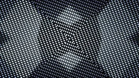 Seamless looping motion background shows moving futuristic patterns Stock Footage 160665647