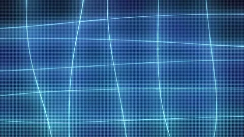 Seamless looping motion background shows distorted and constantly moving glowing Stock Footage 160665708