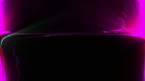 Seamless looping motion background shows dynamic and colorful light patterns Stock Footage 160666937