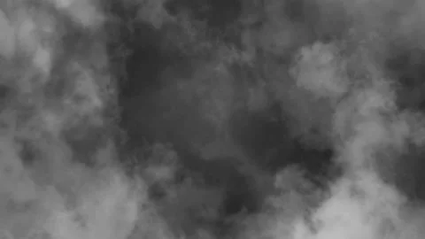 Seamless looping motion background shows a slow flight through dark storm clouds Stock Footage 160671285