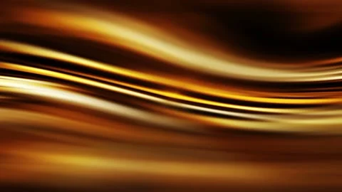 Seamless looping motion background shows slowly moving golden lines Stock Footage 160671691