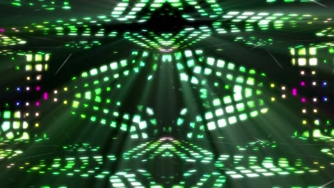 Seamless looping motion background in vibrant colors shows glowing light effects Stock Footage 160606464