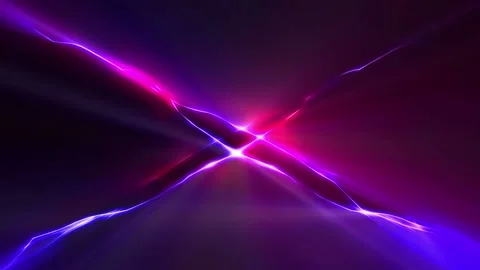 Seamless looping motion graphic clip shows flashing light energy wires Stock Footage 160666498