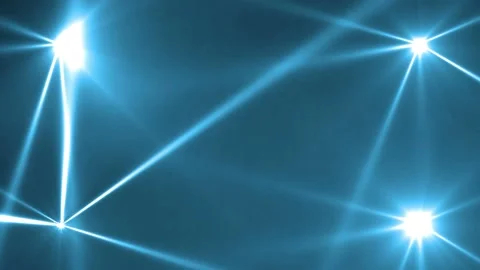 Seamless looping motion graphic shows bright lights Stock Footage 160667755