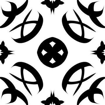 Seamless looping pattern on a white background. Texture for decoration. Illustrazione stock