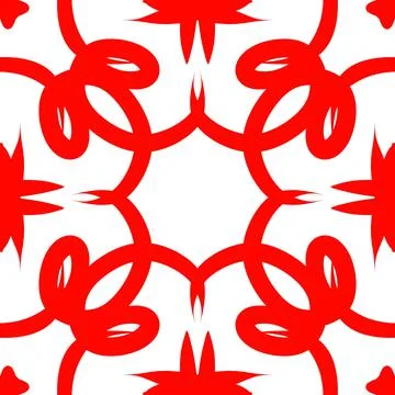 Seamless looping pattern on a white background. Texture for decoration. Ornam Stock Illustration