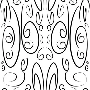 Seamless looping pattern on a white background. Illustrazione stock