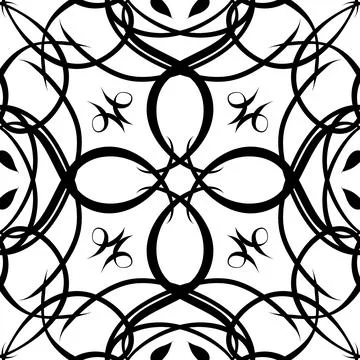 Seamless looping pattern on a white background. Texture for decoration. Stock Illustration