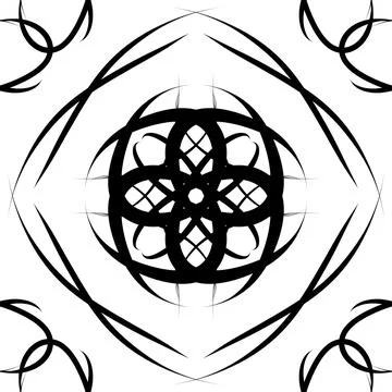 Seamless looping pattern on a white background. Illustrazione stock