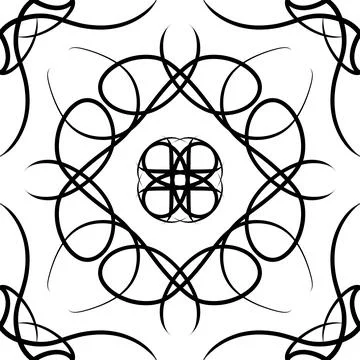 Seamless looping pattern on a white background. Illustrazione stock