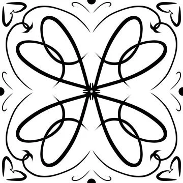 Seamless looping pattern on a white background. Stock Illustration