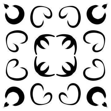 Seamless looping pattern on a white background. Stock Illustration