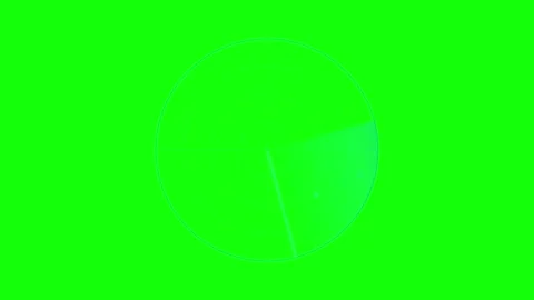 Seamless looping radar sweep HUD animation in 4K Stock Footage 344740335