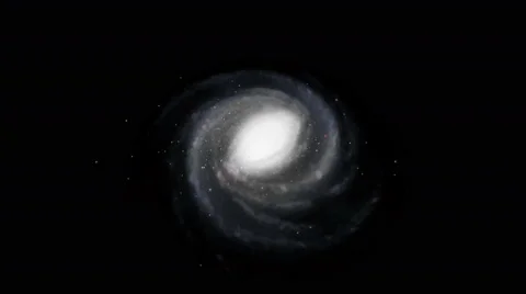 Seamless looping rotating galaxy Stock Footage 57521424